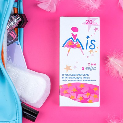 Прокладки ежедневные «Mis» целлюлоза Soft, 20 шт.