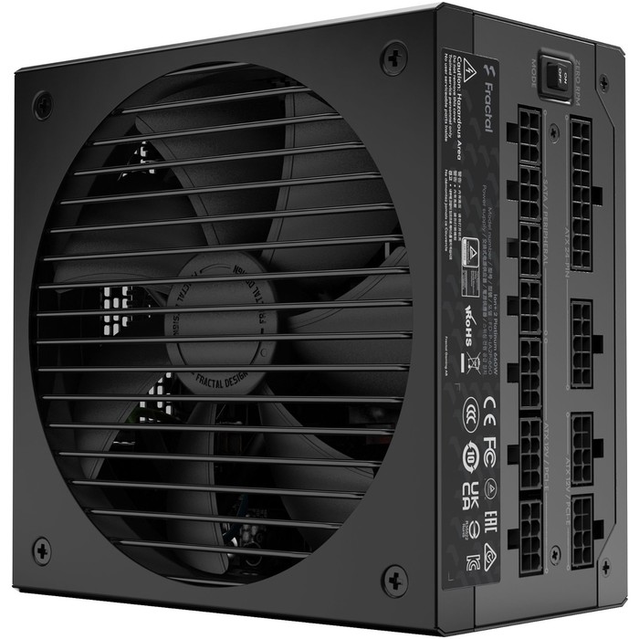 Блок питания Fractal Design ATX 650W ION+2 660 80+ platinum (24+4+4pin) APFC 140mm fan 10xSA   10044 - фото 51349319