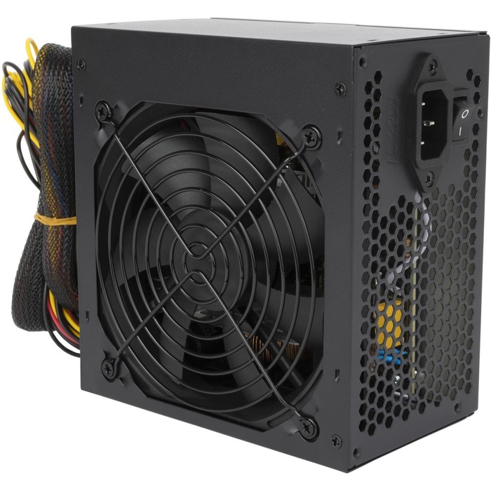 Блок питания Hiper ATX 450W HPC-450 (24+4+4pin) APFC 120mm fan 4xSATA - фото 51349431