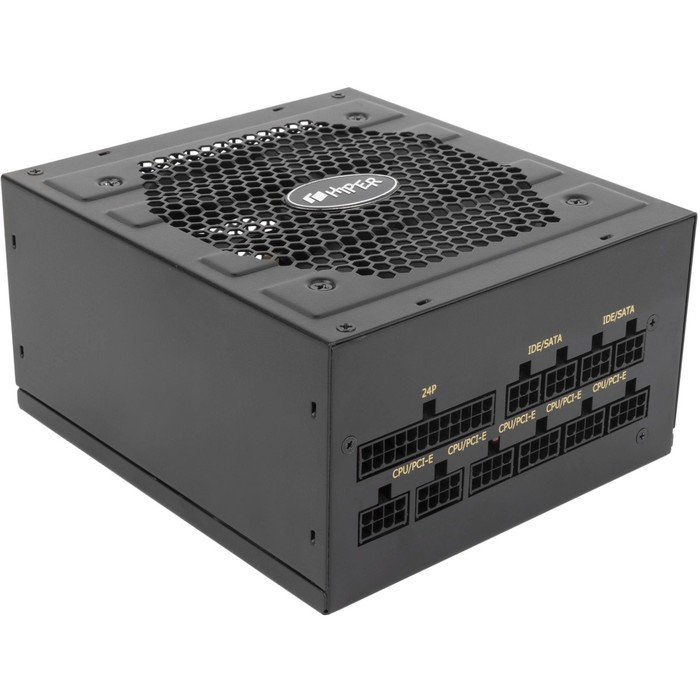 Блок питания Hiper ATX 600W HPB-600FMK2 80+ gold (24+4+4pin) APFC 120mm fan 6xSATA Cab Manag   10044 - фото 51349465