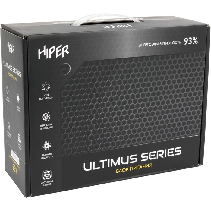 Блок питания Hiper ATX 600W HPB-600FMK2 80+ gold (24+4+4pin) APFC 120mm fan 6xSATA Cab Manag   10044 - фото 51349467