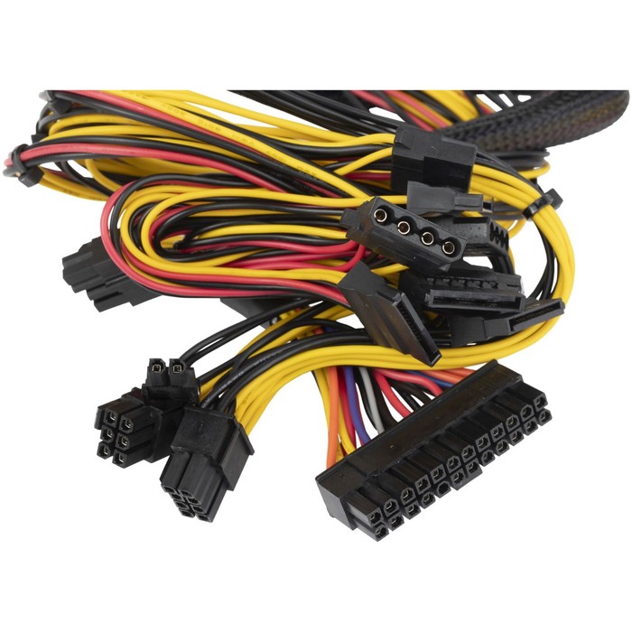 Блок питания Hiper ATX 650W HPC-650 80+ (24+4+4pin) APFC 120mm fan 5xSATA - фото 51349507