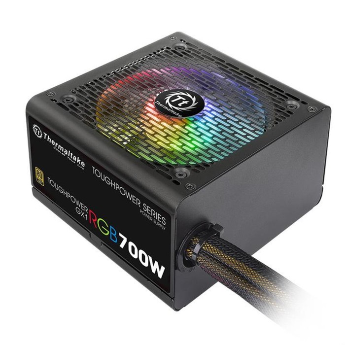 Блок питания Thermaltake ATX 700W Toughpower GX1 RGB 80+ gold (24+4+4pin) APFC 120mm fan col   10044 - фото 51349549