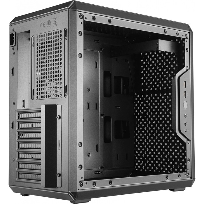 Корпус Cooler Master MasterBox Q500L черный без БП ATX 2x120mm 2x140mm 2xUSB3.0 audio bott P   10044 - фото 51349846