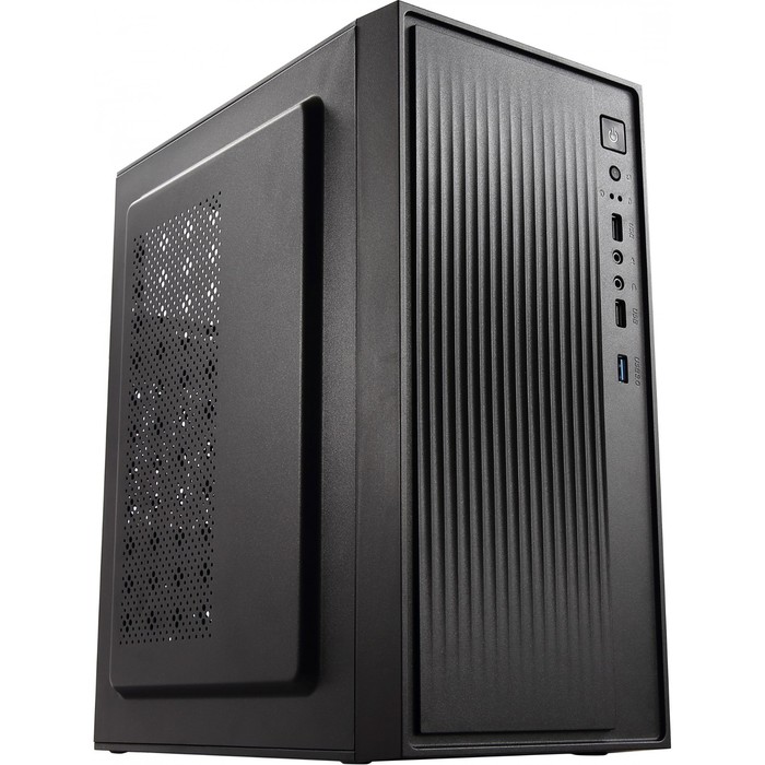 Корпус Accord ACC-261B черный без БП mATX 1x80mm 1x92mm 2x120mm 2xUSB2.0 1xUSB3.0 audio - Фото 1