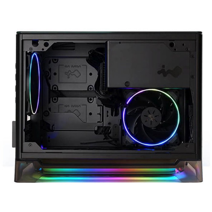 Корпус Inwin CF08B (A1 Prime) черный 750W miniITX 2x120mm 2xUSB3.0 audio - фото 51350082