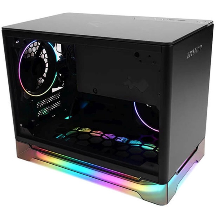 Корпус Inwin CF08B (A1 Prime) черный 750W miniITX 2x120mm 2xUSB3.0 audio - фото 51350083