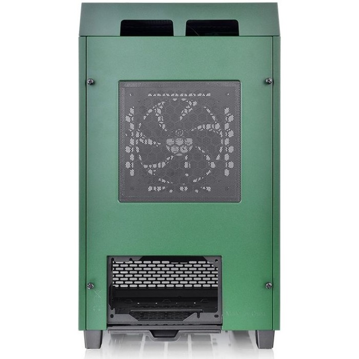 Корпус Thermaltake The Tower 100 Racing Green зеленый без БП miniITX 1x120mm 3x140mm 2xUSB3.   10044 - фото 51350138