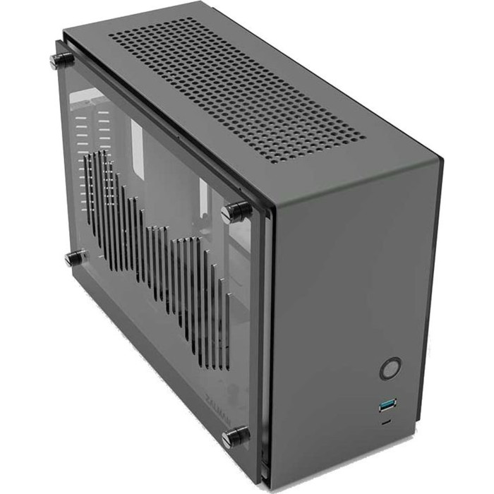 Корпус Zalman M2 Mini Gray серый без БП miniITX 1xUSB3.0 - фото 51350164