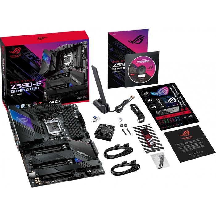 Материнская плата Asus ROG STRIX Z590-E GAMING WIFI Soc-1200 Intel Z590 4xDDR4 ATX AC`97 8ch   10044 - фото 51350190