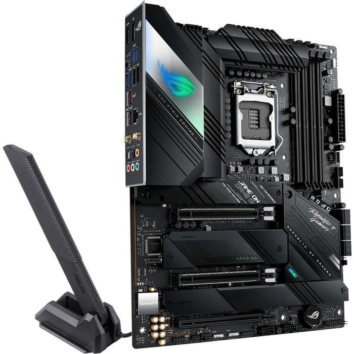 Материнская плата Asus ROG STRIX Z590-F GAMING WIFI Soc-1200 Intel Z590 4xDDR4 ATX AC`97 8ch   10044 - фото 51350196