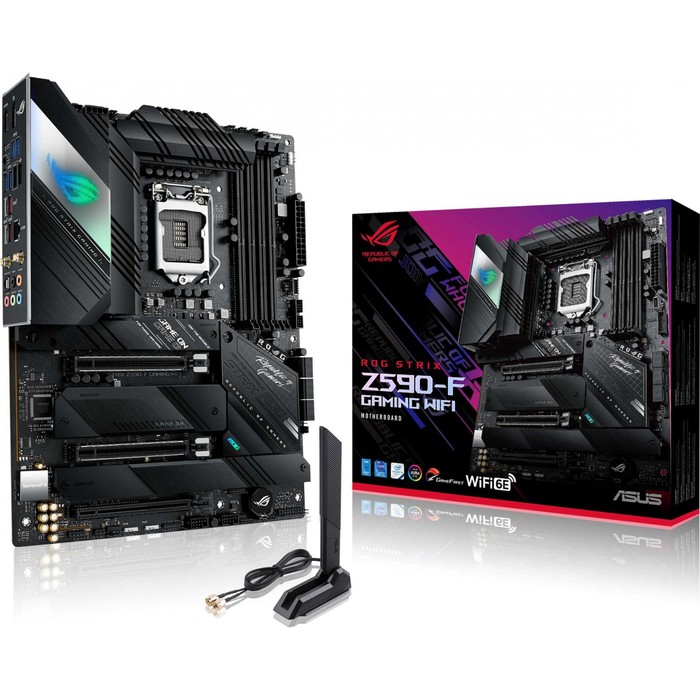 Материнская плата Asus ROG STRIX Z590-F GAMING WIFI Soc-1200 Intel Z590 4xDDR4 ATX AC`97 8ch   10044 - фото 51350199