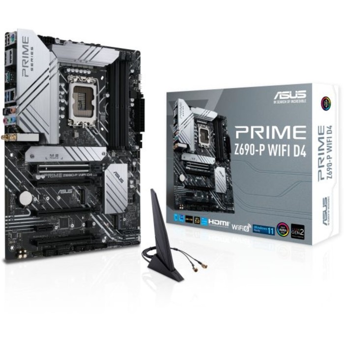 Материнская плата Asus PRIME Z690-P WIFI D4 Soc-1700 Intel Z690 4xDDR4 ATX AC`97 8ch(7.1) 2.   10044 - фото 51350248