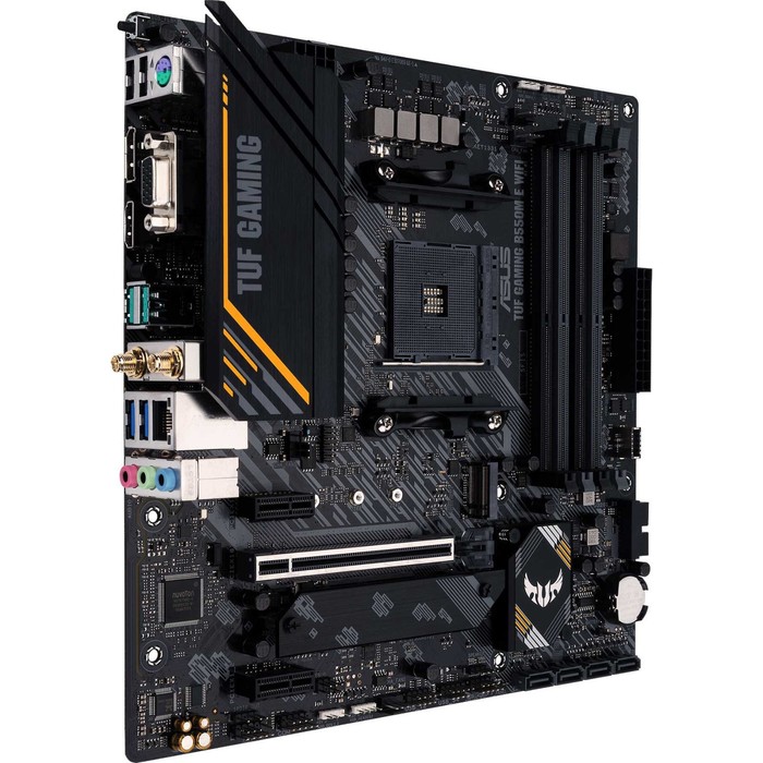 Материнская плата Asus TUF GAMING B550M-E WIFI Soc-AM4 AMD B550 4xDDR4 mATX AC`97 8ch(7.1) G   10044 - фото 51350405