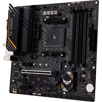 Материнская плата Asus TUF GAMING B550M-E WIFI Soc-AM4 AMD B550 4xDDR4 mATX AC`97 8ch(7.1) G   10044