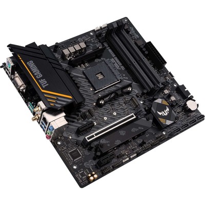 Материнская плата Asus TUF GAMING B550M-E WIFI Soc-AM4 AMD B550 4xDDR4 mATX AC`97 8ch(7.1) G   10044