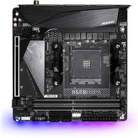 Материнская плата Gigabyte B550I AORUS PRO AX Soc-AM4 AMD B550 2xDDR4 mini-ITX AC`97 8ch(7.1   10044