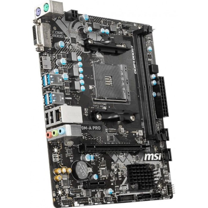 Материнская плата MSI A320M-A PRO Soc-AM4 AMD A320 2xDDR4 mATX AC`97 8ch(7.1) GbLAN RAID+DVI   10044 - фото 51350436