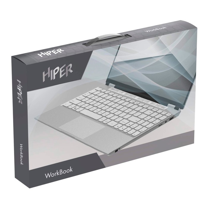 Ноутбук Hiper Workbook N1567RH Core i5 10210U 8Gb SSD256Gb Intel UHD Graphics 15.6" IPS FHD   100454 - фото 51357366