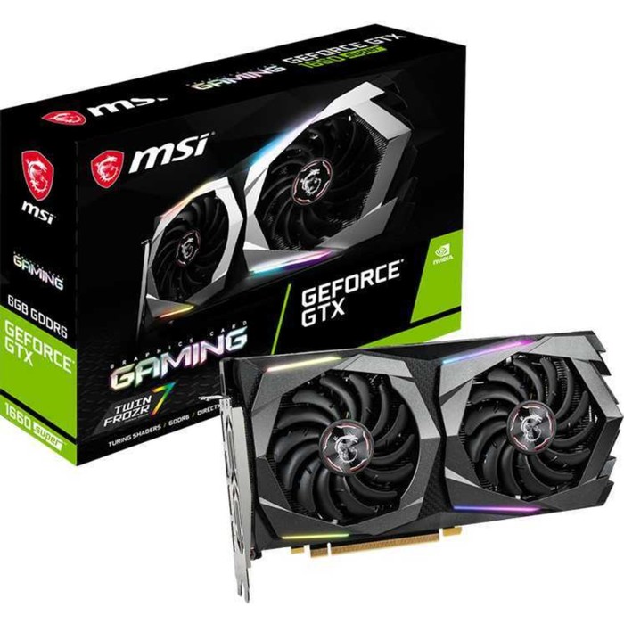 Видеокарта MSI PCI-E GTX 1660 SUPER GAMING NVIDIA GeForce GTX 1660SUPER 6144Mb 192 GDDR6 153   10045 - фото 51353161