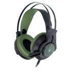 Наушники с микрофоном A4Tech Bloody J450 черный/зеленый 1.8м мониторные оголовье (J450) - Фото 7