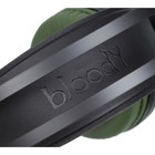 Наушники с микрофоном A4Tech Bloody J450 черный/зеленый 1.8м мониторные оголовье (J450) - Фото 9