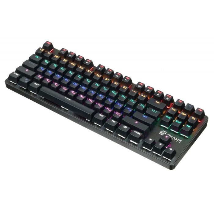 Клавиатура Оклик 969G SHOTGUN механическая черный USB Multimedia for gamer LED - фото 51353538