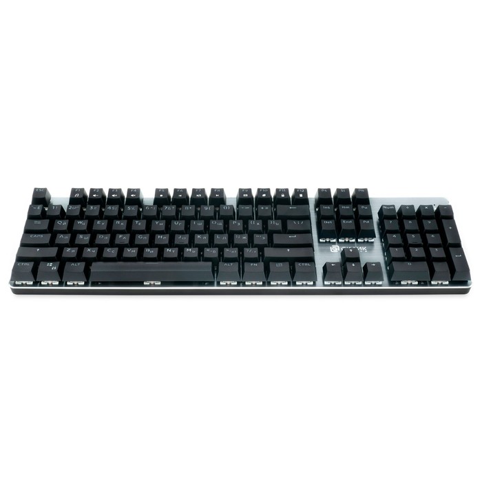 Клавиатура Оклик 970G Dark Knight механическая черный/серебристый USB for gamer LED - фото 51353548