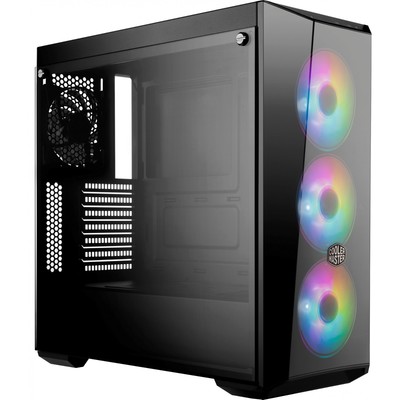 Корпус Cooler Master MasterBox Lite 5 ARGB, W/O controller черный без БП ATX 3x120mm 2x140mm   10045