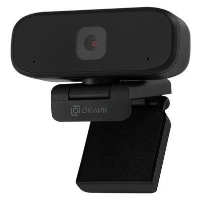 Камера Web Оклик OK-C015HD, 1 Мп, 1280×720, USB 2.0, с микрофоном, чёрная
