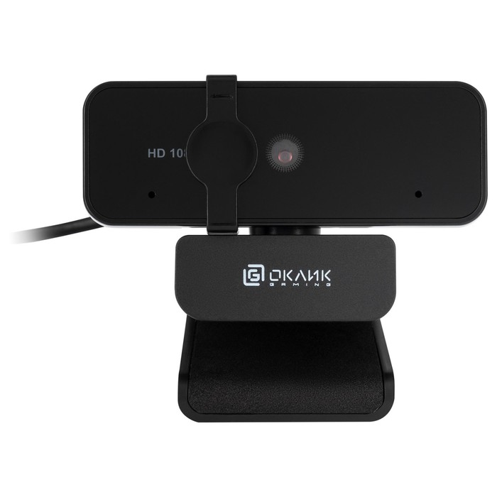 Камера Web Оклик OK-C21FH черный 2Mpix (1920x1080) USB2.0 с микрофоном - фото 51353759
