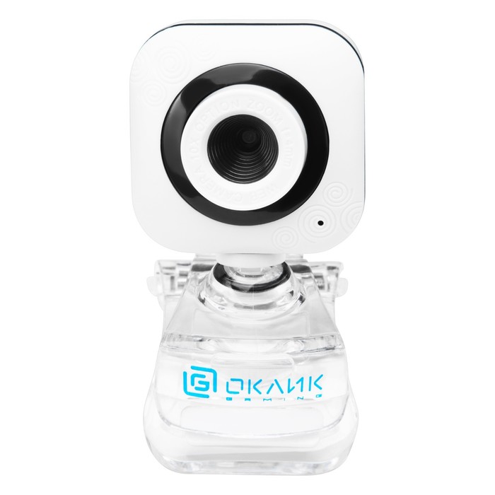 Камера Web Оклик OK-C8812 белый 0.3Mpix (640x480) USB2.0 с микрофоном - фото 51353780