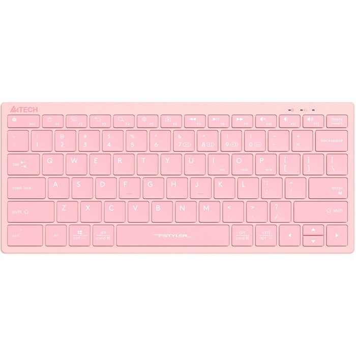 Клавиатура A4Tech Fstyler FBX51C розовый USB беспроводная BT/Radio slim Multimedia (FBX51C P   10045