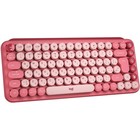 Клавиатура Logitech POP Keys механическая розовый/красный USB беспроводная BT/Radio - Фото 4