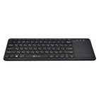 Клавиатура Оклик 830ST черный USB беспроводная slim Multimedia Touch - Фото 5