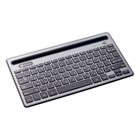 Клавиатура Оклик 845M серый/черный USB беспроводная BT/Radio slim Multimedia (1680661) - Фото 3