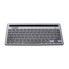 Клавиатура Оклик 845M серый/черный USB беспроводная BT/Radio slim Multimedia (1680661) - Фото 4