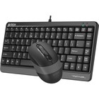 Клавиатура + мышь A4Tech Fstyler F1110 клав:черный/серый мышь:черный/серый USB Multimedia (F   10046 - Фото 3