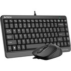 Клавиатура + мышь A4Tech Fstyler F1110 клав:черный/серый мышь:черный/серый USB Multimedia (F   10046 - Фото 4