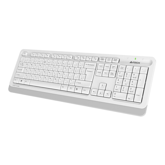 Клавиатура + мышь A4Tech Fstyler FG1010 клав:белый/серый мышь:белый/серый USB беспроводная M   10046 - фото 51354072