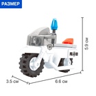 Конструктор «Полицейский мотоцикл», 28 деталей - Фото 2