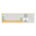 Клавиатура + мышь Acer OCC200 клав:желтый/белый мышь:белый/желтый USB беспроводная slim Mult   10046 - Фото 2