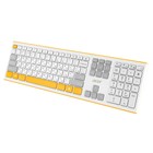 Клавиатура + мышь Acer OCC200 клав:желтый/белый мышь:белый/желтый USB беспроводная slim Mult   10046 - Фото 5