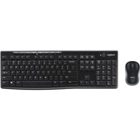 Клавиатура + мышь Logitech MK270 клав:черный мышь:черный USB беспроводная Multimedia (920-00   10046