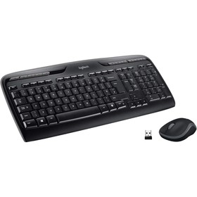 Клавиатура + мышь Logitech MK330 клав:черный мышь:черный USB беспроводная Multimedia (920-00   10046