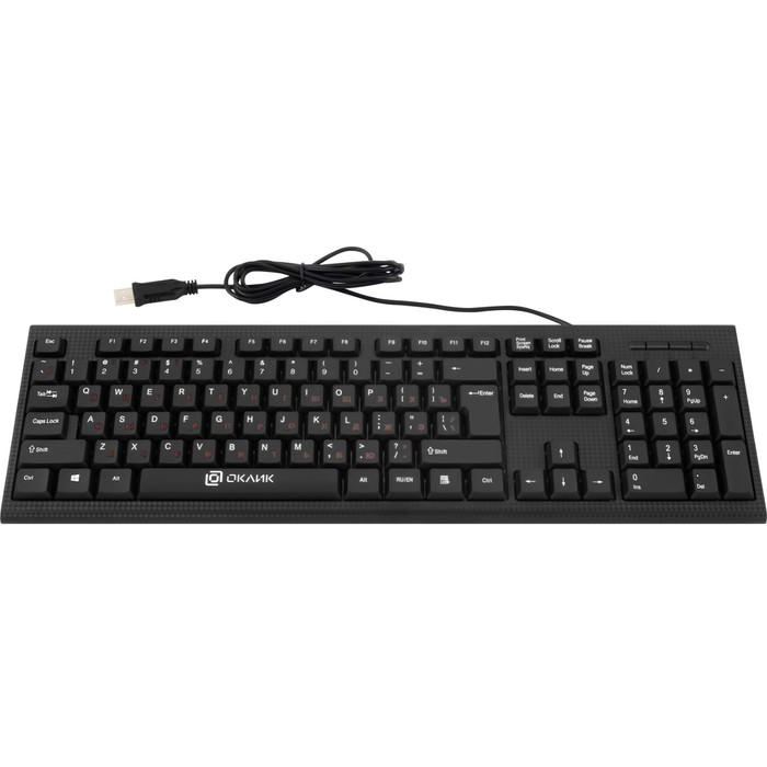 Клавиатура + мышь Оклик 620M клав:черный мышь:черный USB (475652) - фото 51354165