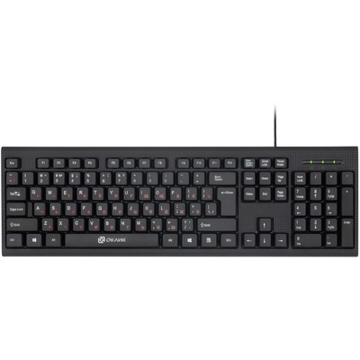 Клавиатура + мышь Oklick 630M, проводные, мембранная, оптическая, USB, чёрные (1091260)