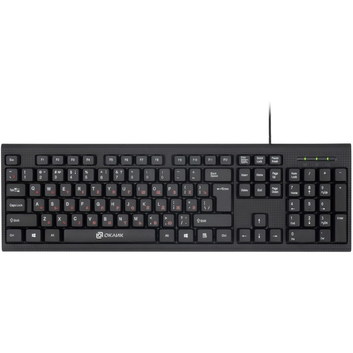 Клавиатура + мышь Оклик 630M клав:черный мышь:черный USB (1091260) - фото 51354175