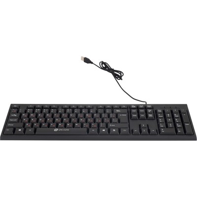 Клавиатура + мышь Oklick 630M, проводные, мембранная, оптическая, USB, чёрные (1091260)
