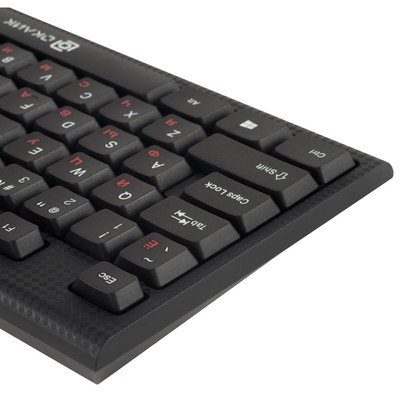 Клавиатура + мышь Oklick 630M, проводные, мембранная, оптическая, USB, чёрные (1091260)